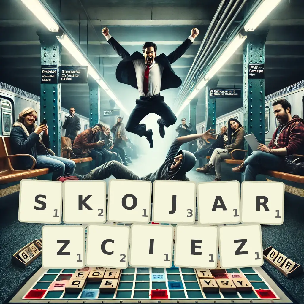 Słowa z liter SKOJARZCIEŻ