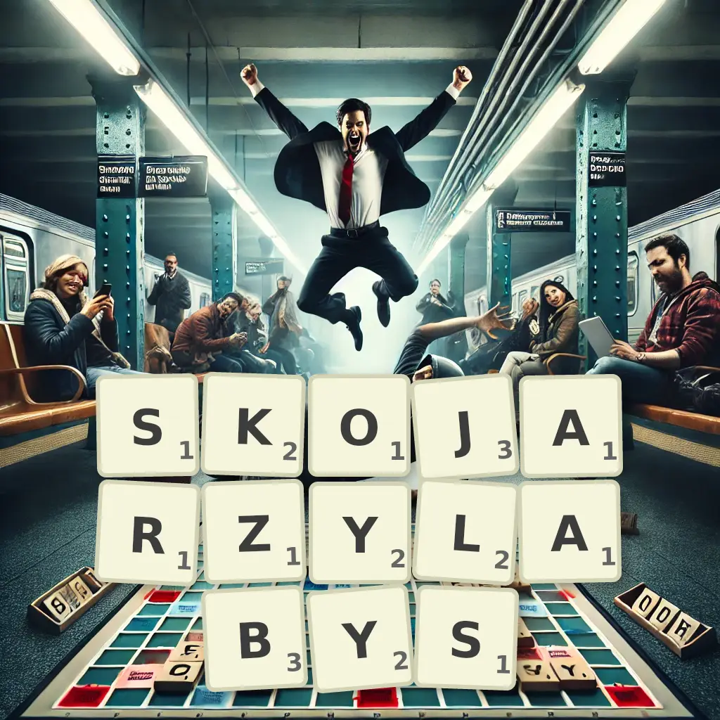 Słowa z liter SKOJARZYŁABYŚ