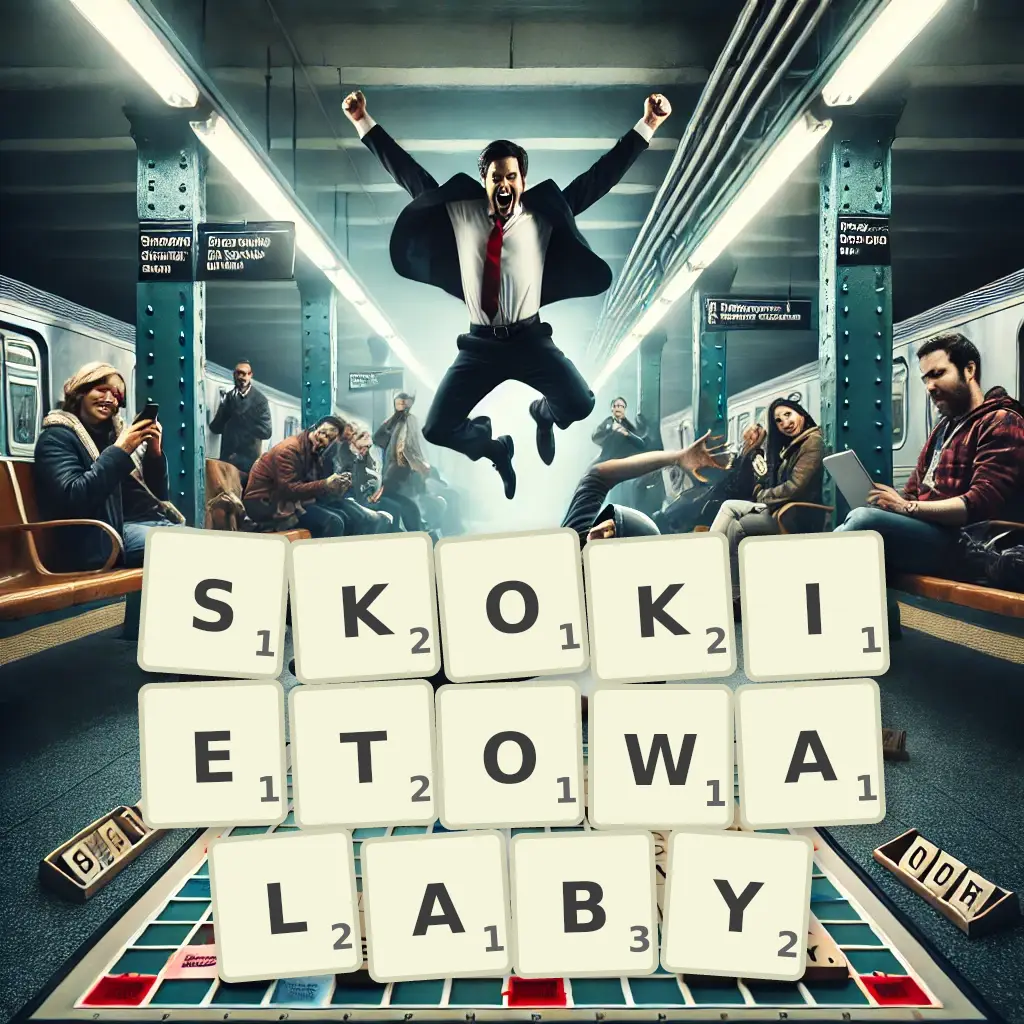 Słowa z liter SKOKIETOWAŁABY