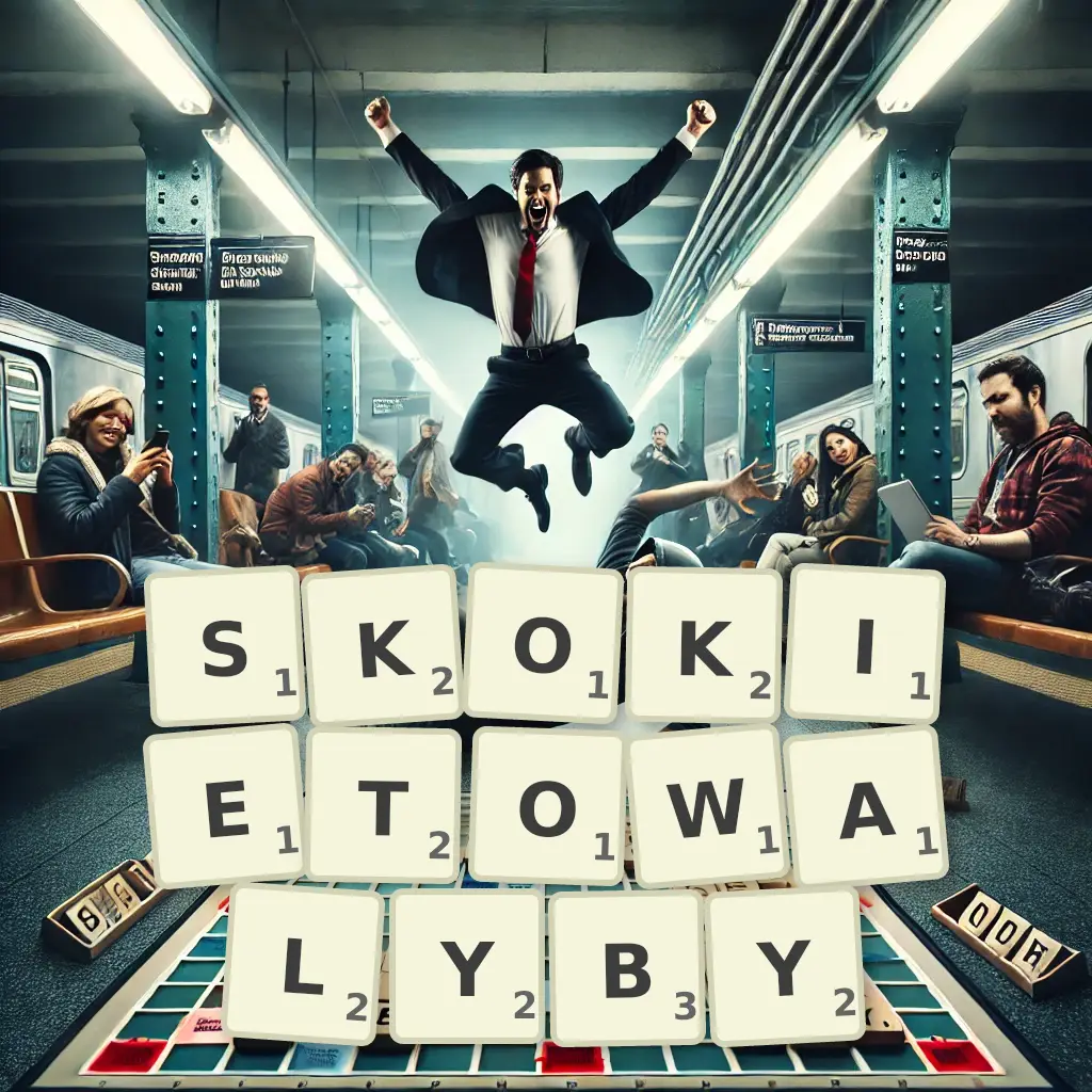 Słowa z liter SKOKIETOWAŁYBY