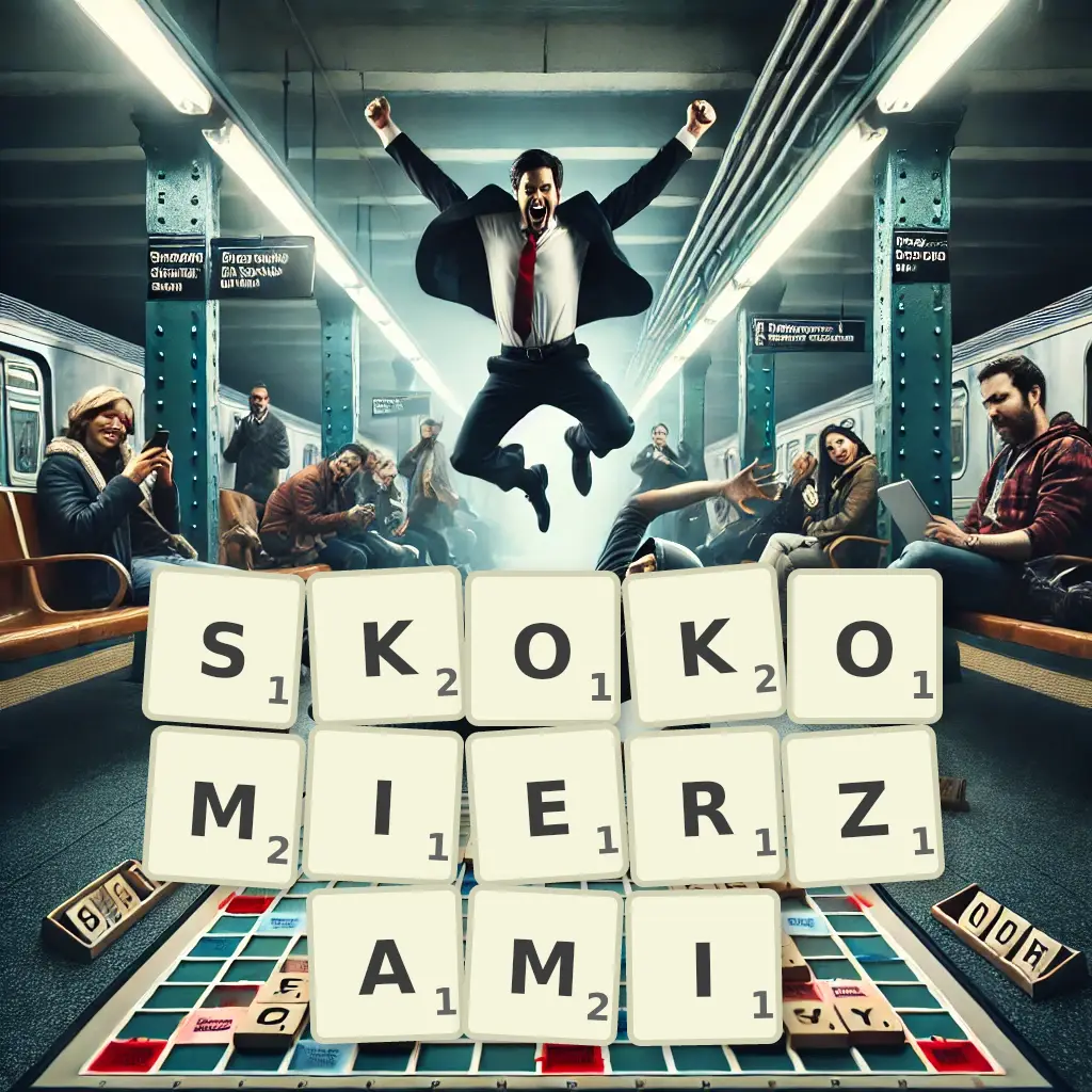 Słowa z liter SKOKOMIERZAMI