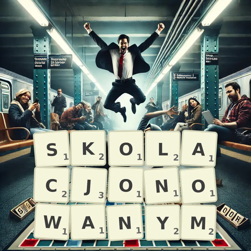 Słowa z liter SKOLACJONOWANYM
