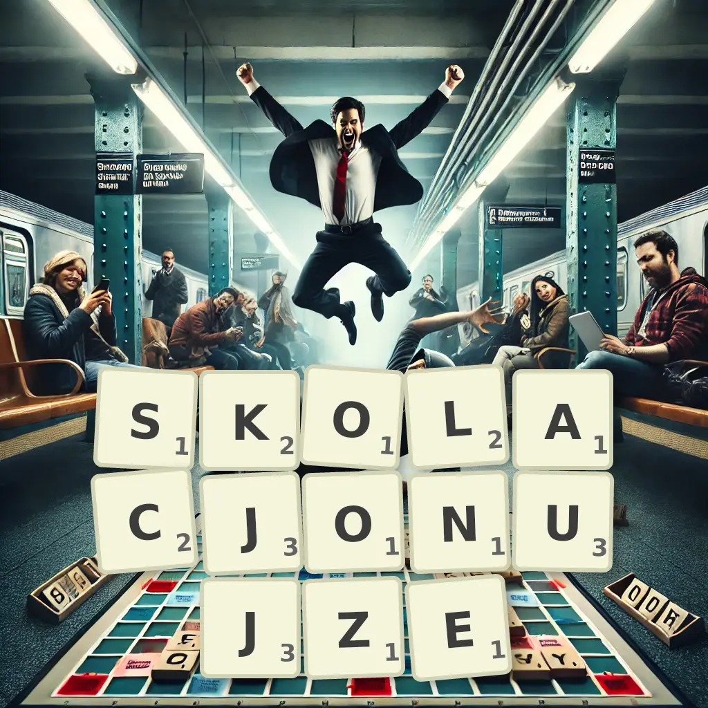 Słowa z liter SKOLACJONUJŻE