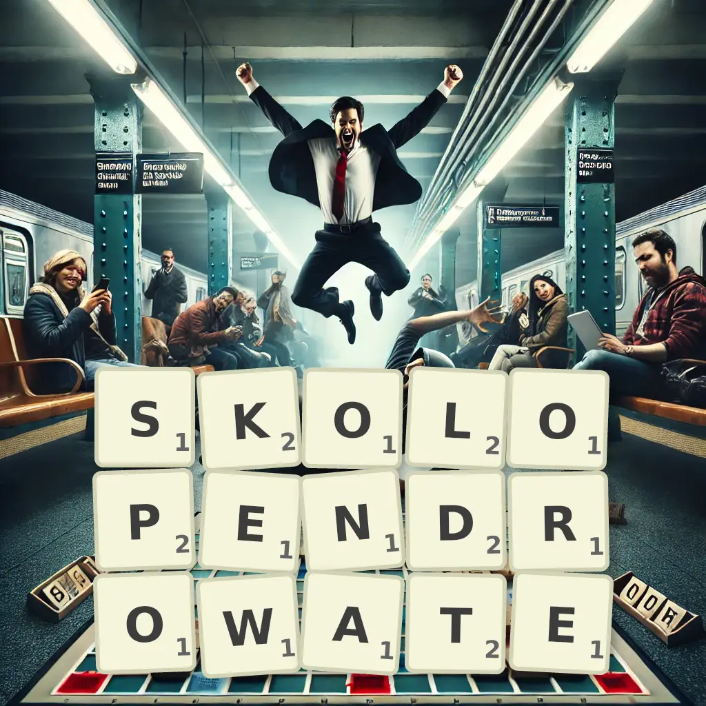 Słowa z liter SKOLOPENDROWATE