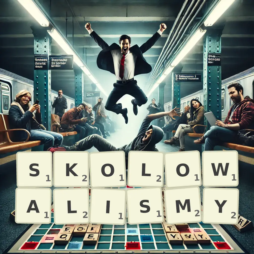 Słowa z liter SKOŁOWALIŚMY