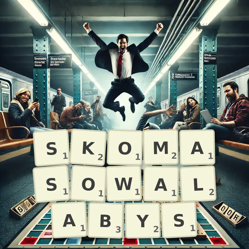 Słowa z liter SKOMASOWAŁABYŚ