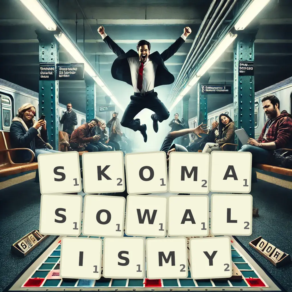 Słowa z liter SKOMASOWALIŚMY