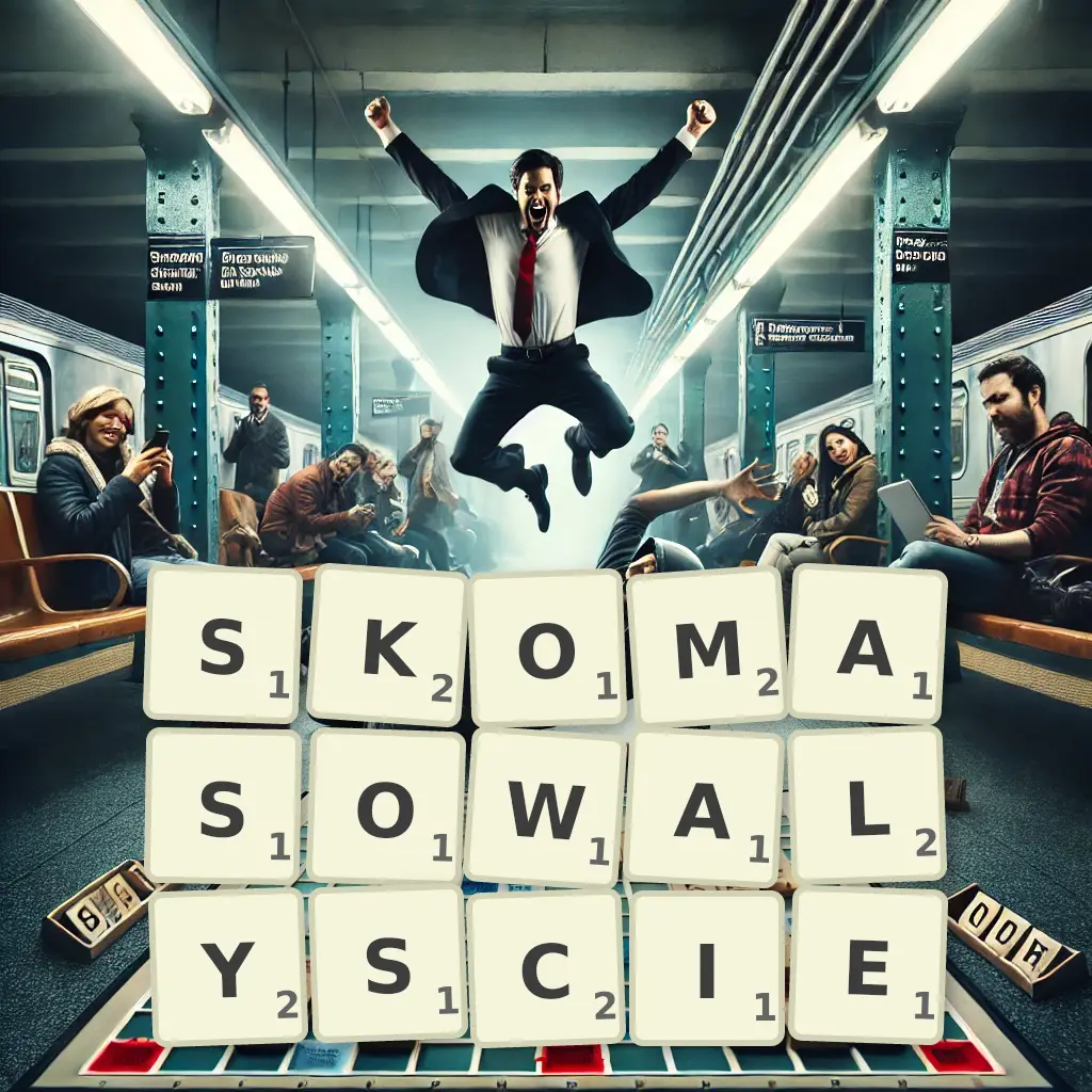 Słowa z liter SKOMASOWAŁYŚCIE