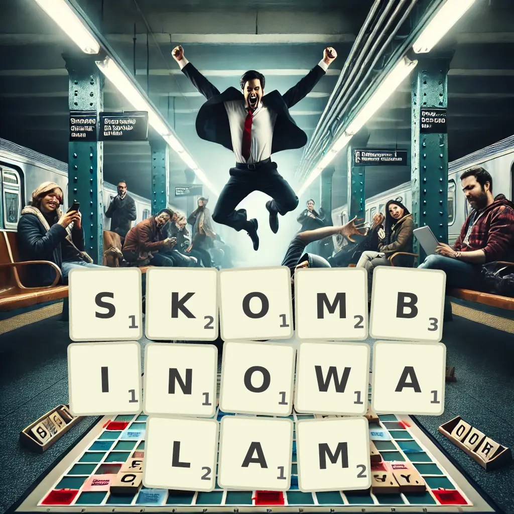 Słowa z liter SKOMBINOWAŁAM