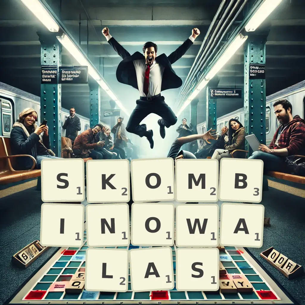Słowa z liter SKOMBINOWAŁAŚ