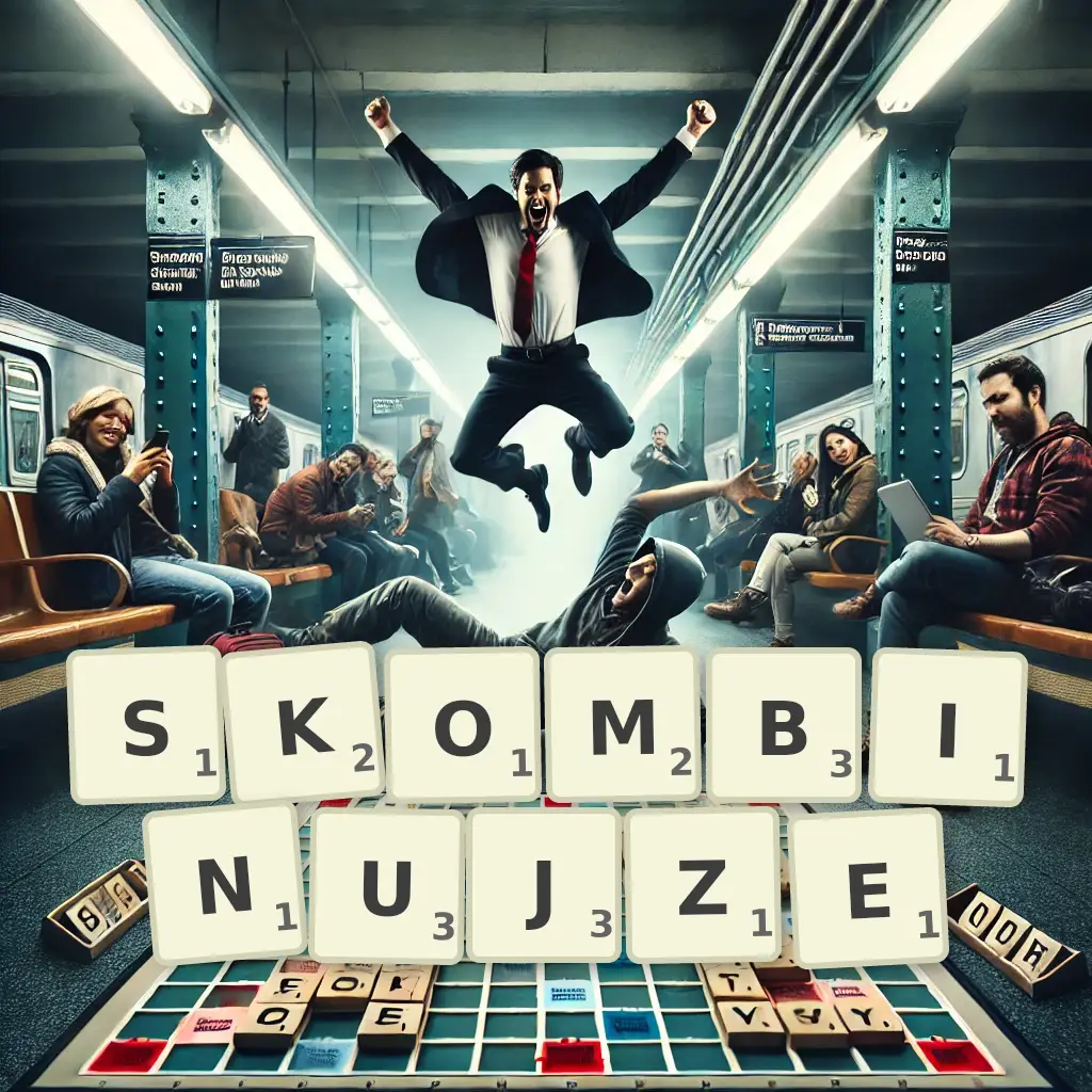 Słowa z liter SKOMBINUJŻE