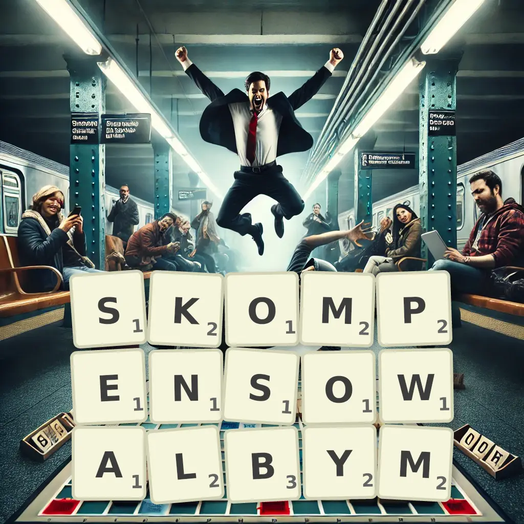 Słowa z liter SKOMPENSOWAŁBYM