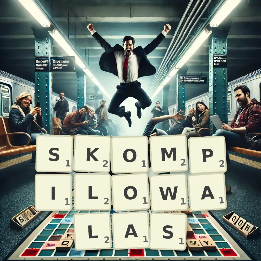 Słowa z liter SKOMPILOWAŁAŚ