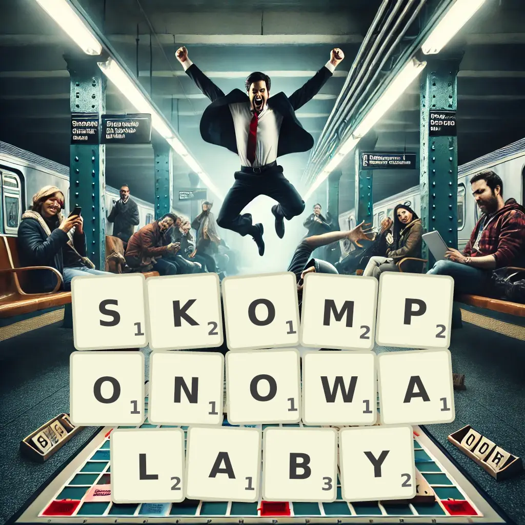 Słowa z liter SKOMPONOWAŁABY
