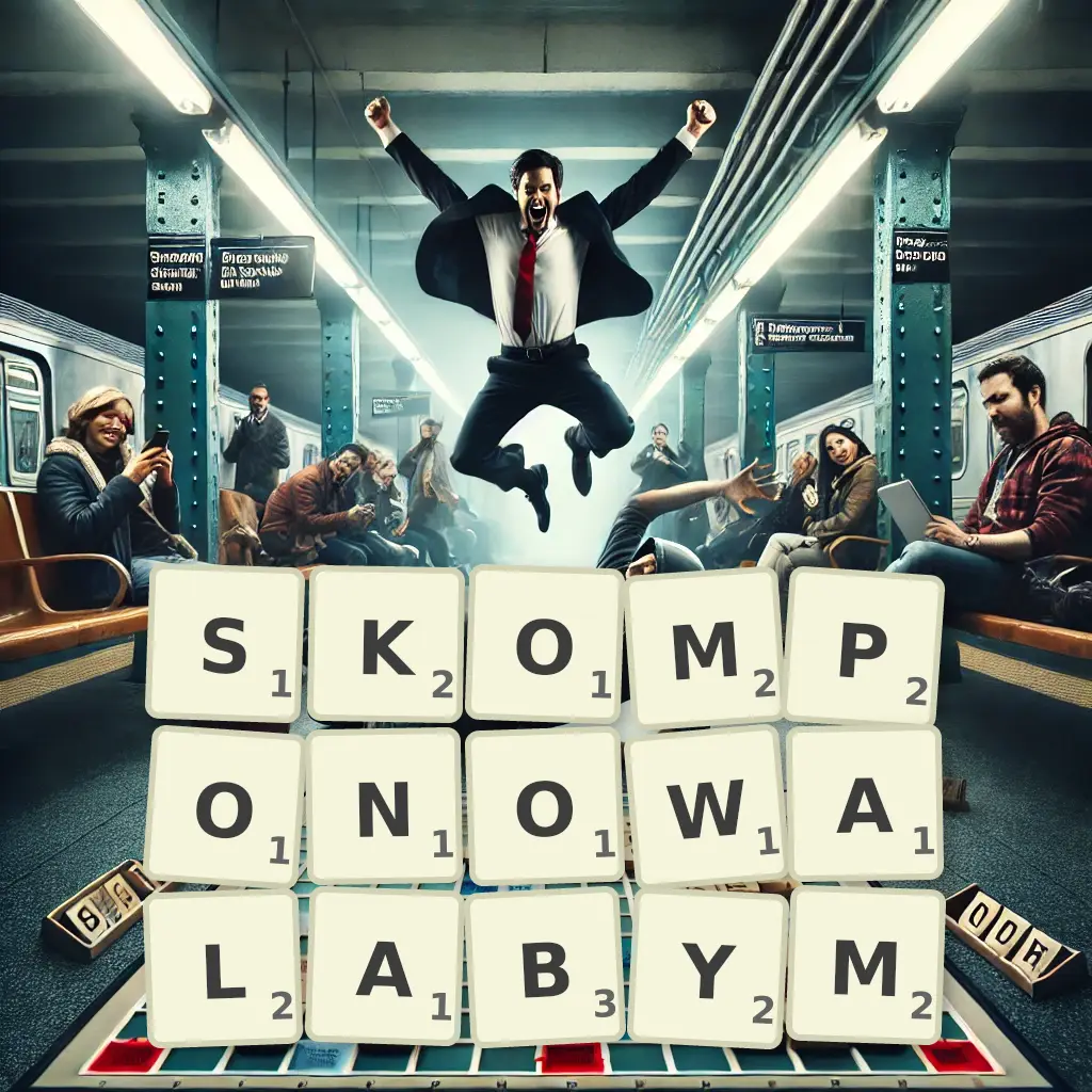 Słowa z liter SKOMPONOWAŁABYM