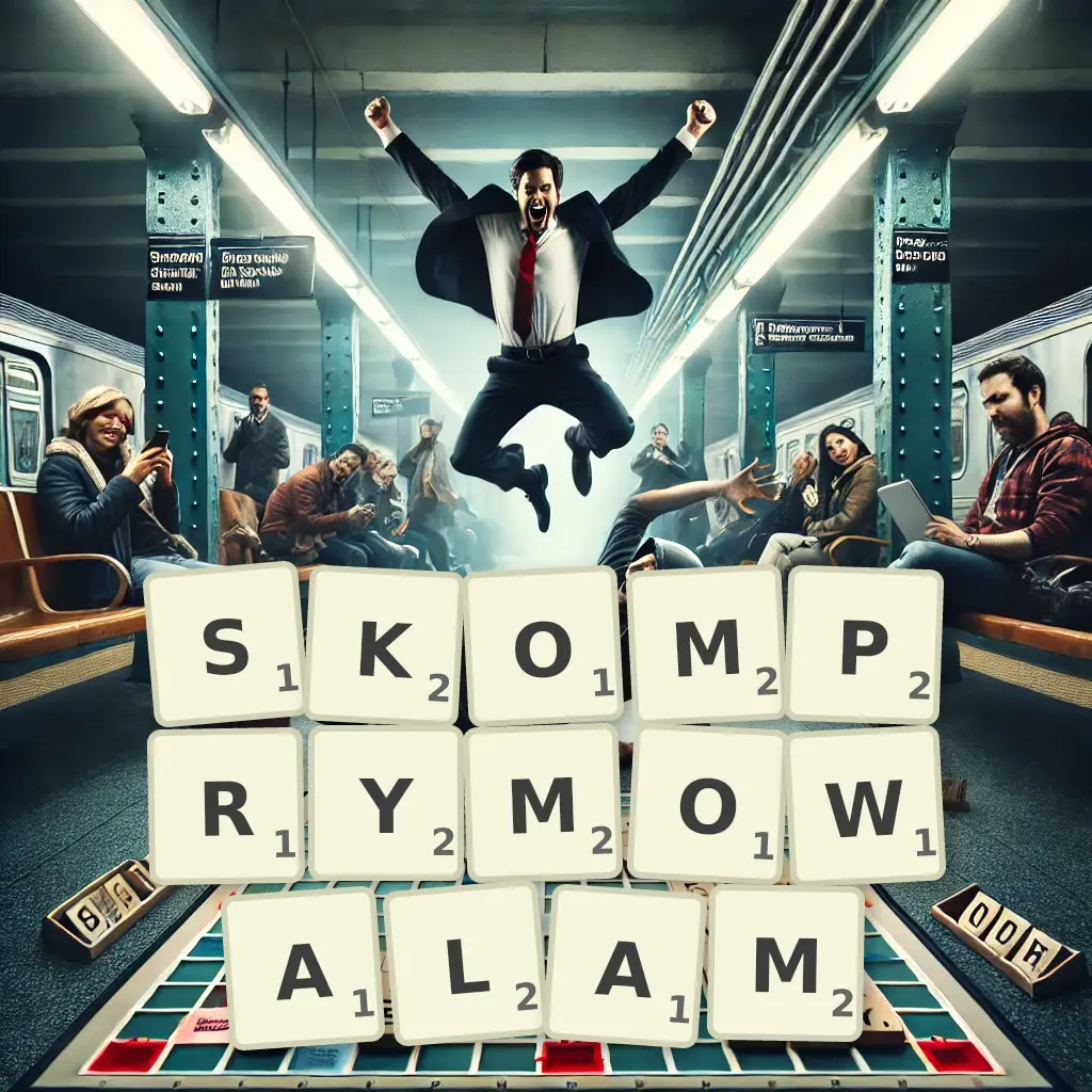 Słowa z liter SKOMPRYMOWAŁAM