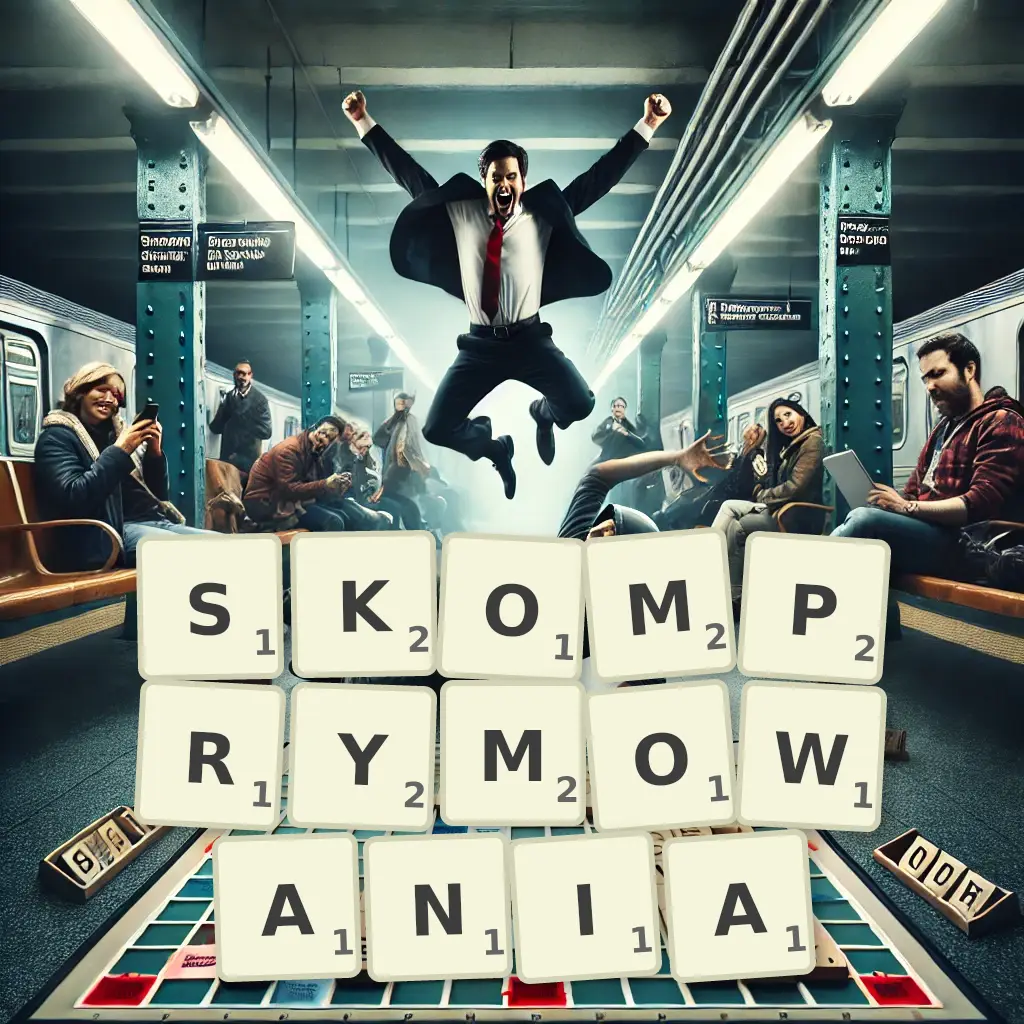 Słowa z liter SKOMPRYMOWANIA