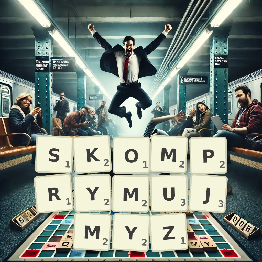 Słowa z liter SKOMPRYMUJMYŻ