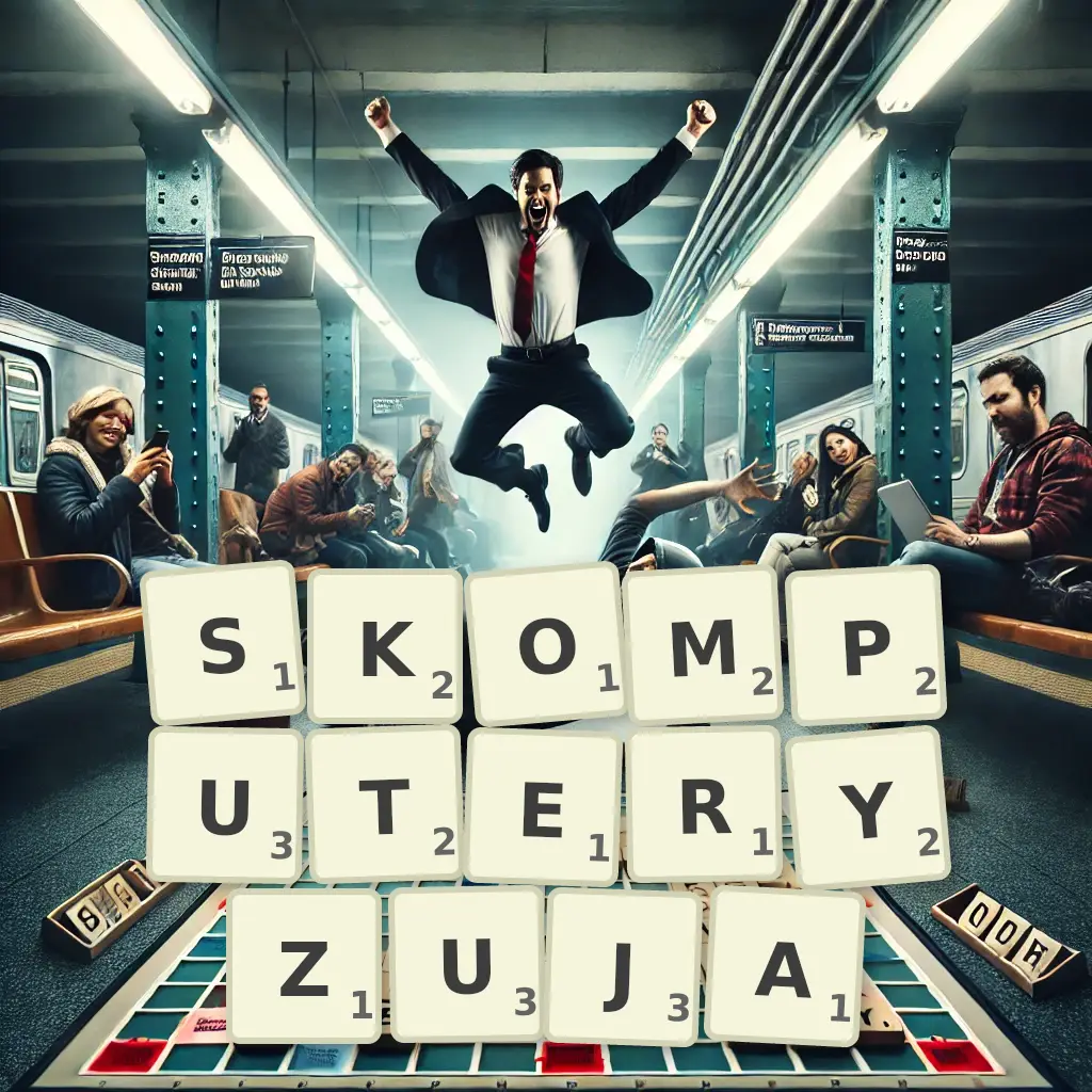 Słowa z liter SKOMPUTERYZUJĄ