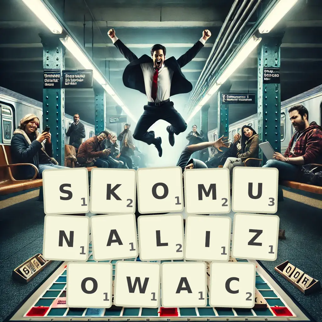Słowa z liter SKOMUNALIZOWAĆ