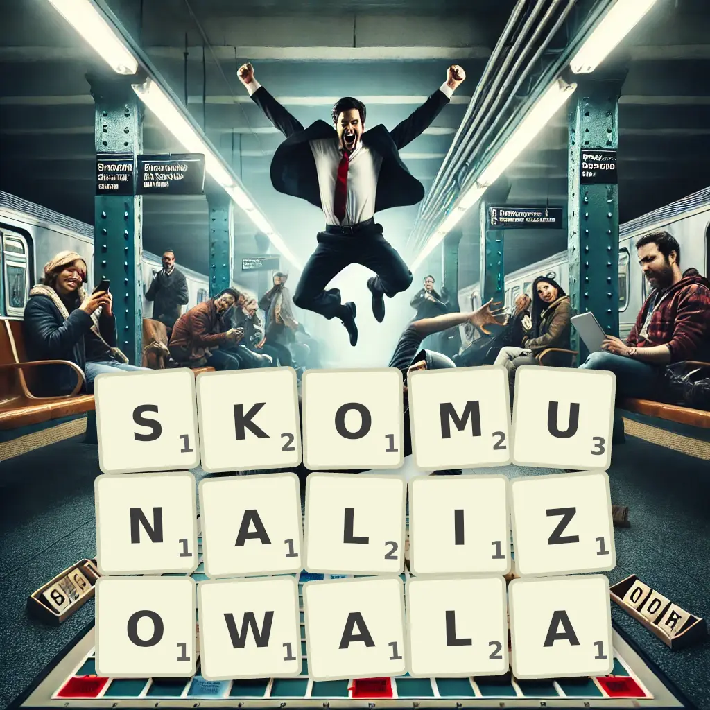 Słowa z liter SKOMUNALIZOWAŁA