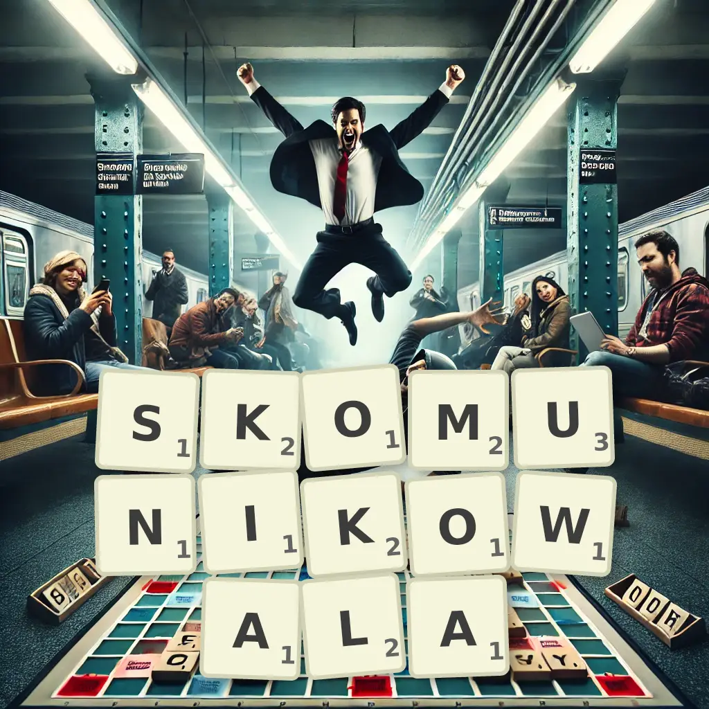 Słowa z liter SKOMUNIKOWAŁA