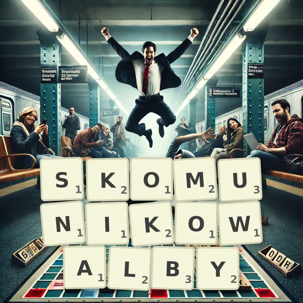 Słowa z liter SKOMUNIKOWAŁBY