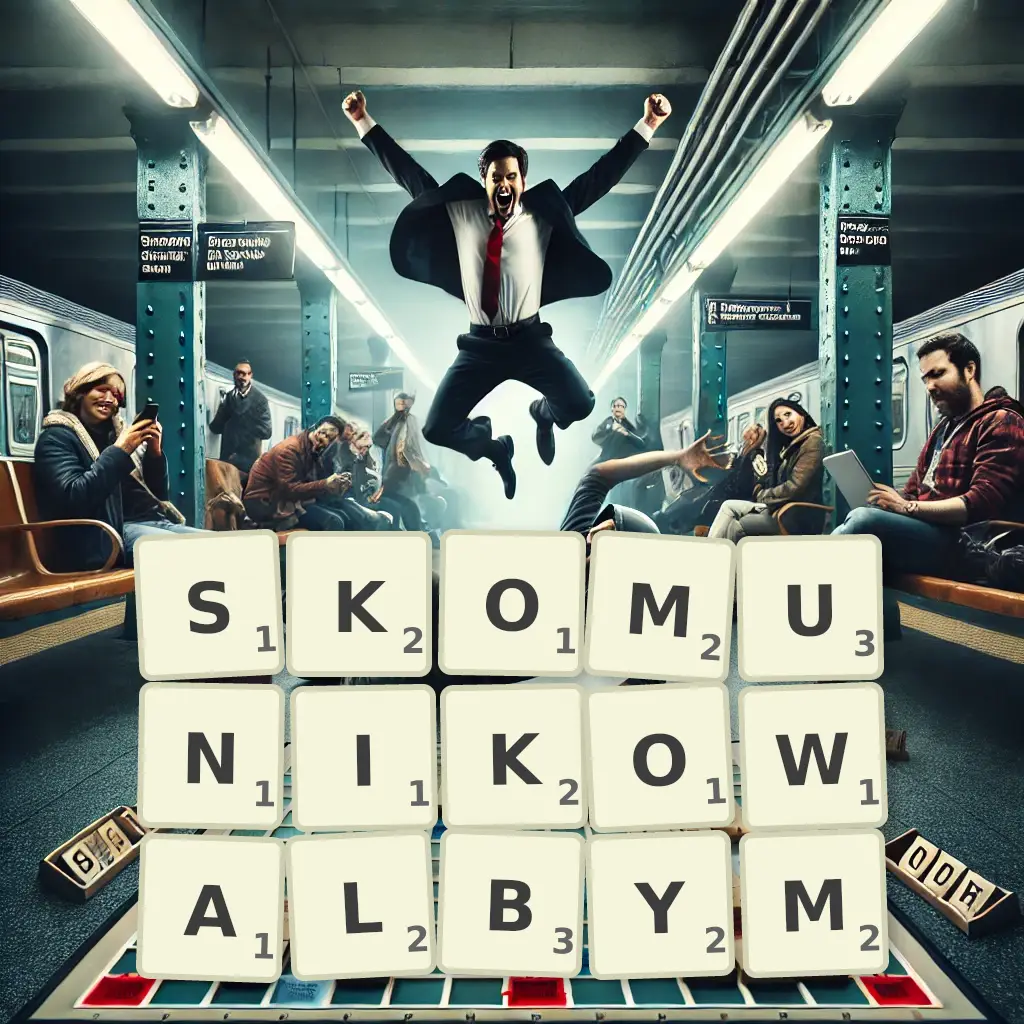 Słowa z liter SKOMUNIKOWAŁBYM
