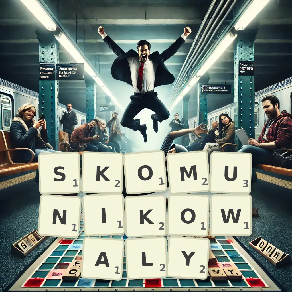 Słowa z liter SKOMUNIKOWAŁY