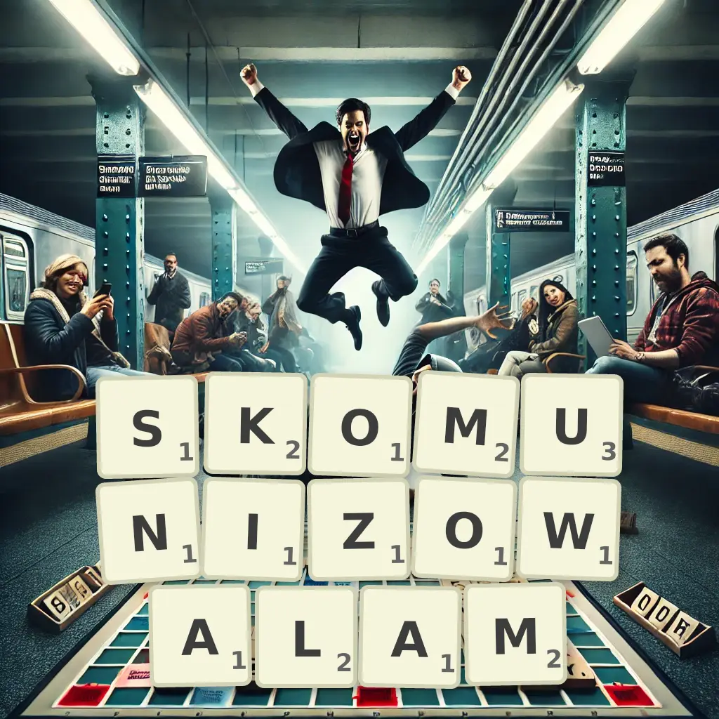 Słowa z liter SKOMUNIZOWAŁAM