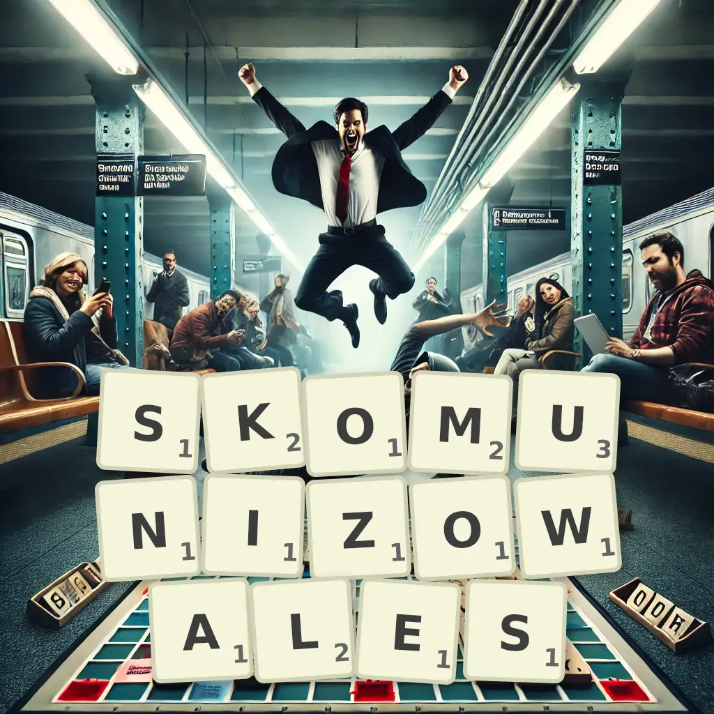 Słowa z liter SKOMUNIZOWAŁEŚ