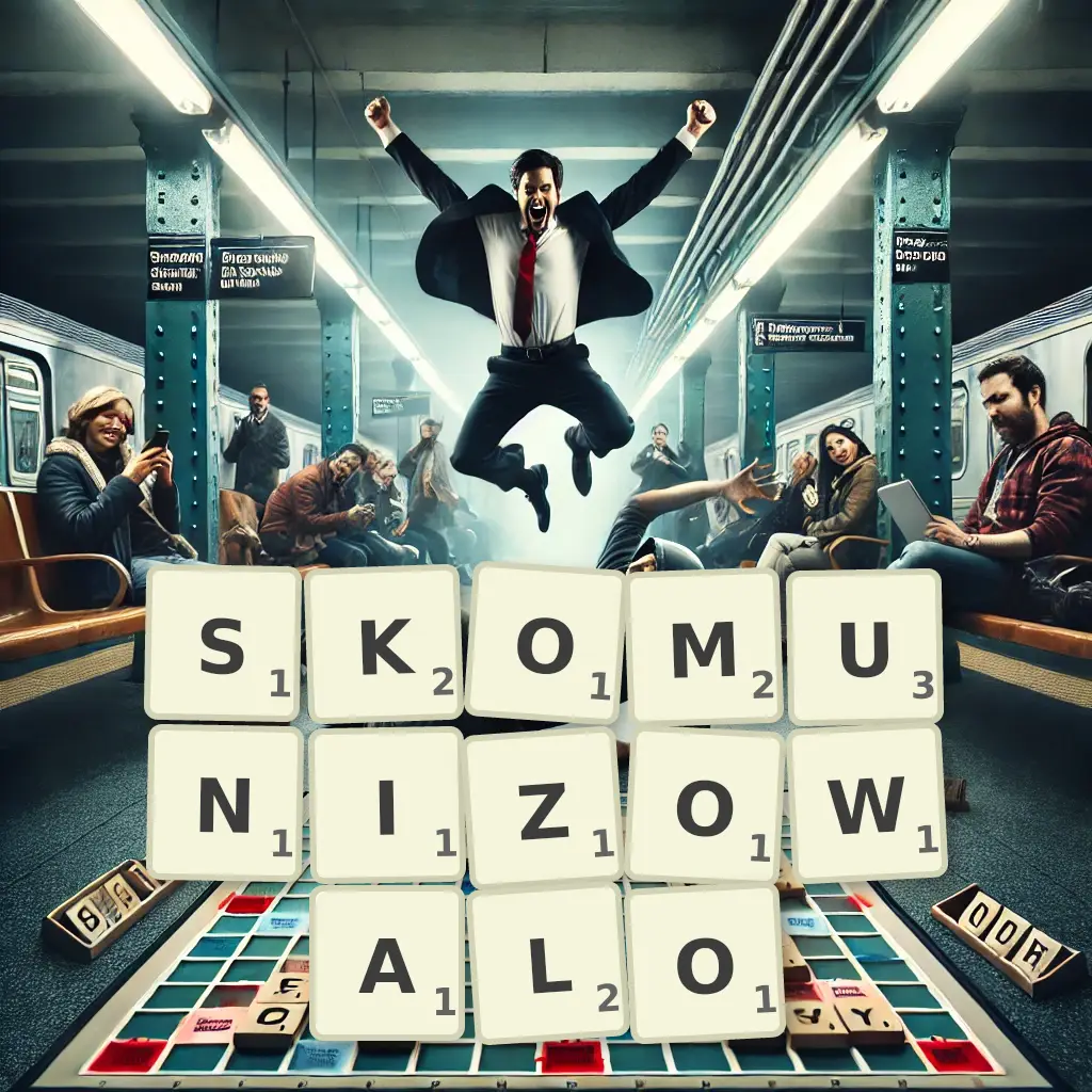 Słowa z liter SKOMUNIZOWAŁO