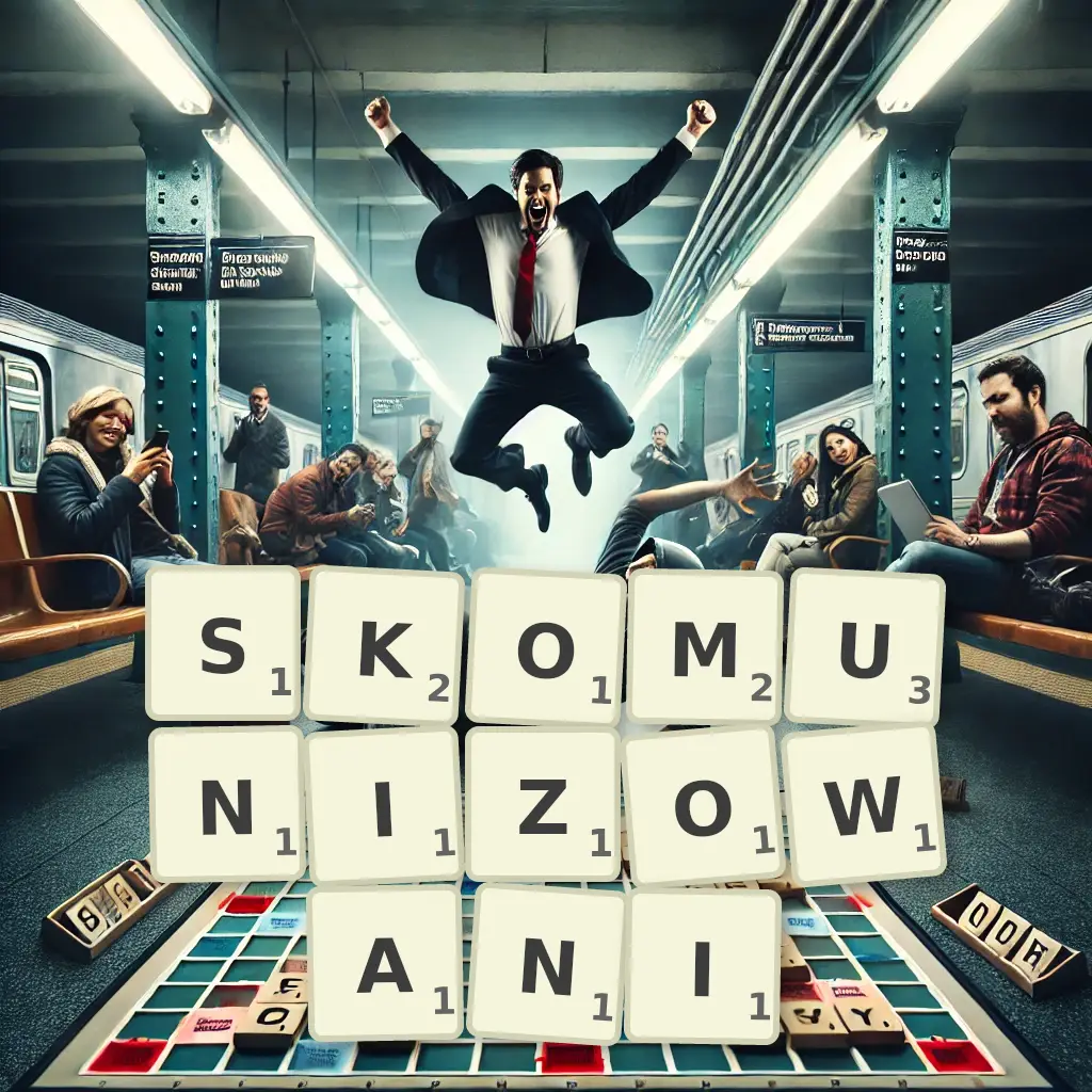 Słowa z liter SKOMUNIZOWANI