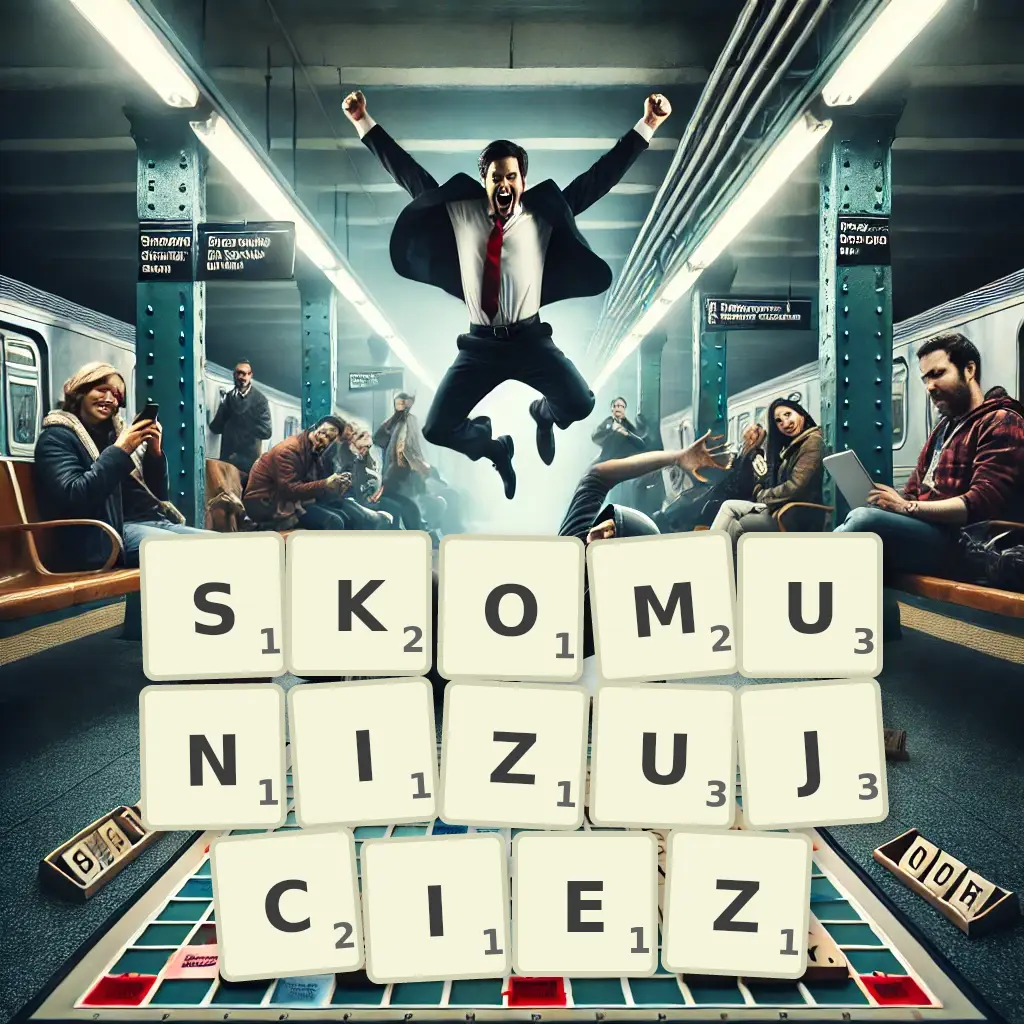 Słowa z liter SKOMUNIZUJCIEŻ