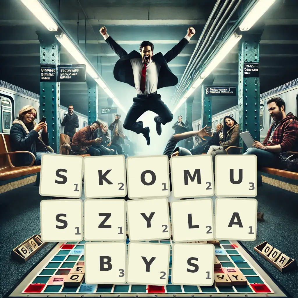 Słowa z liter SKOMUSZYŁABYŚ