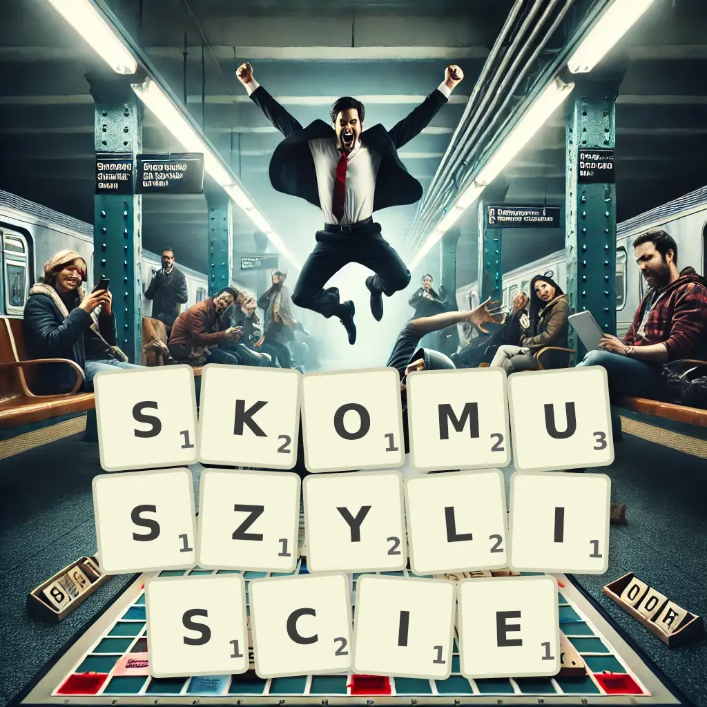 Słowa z liter SKOMUSZYLIŚCIE