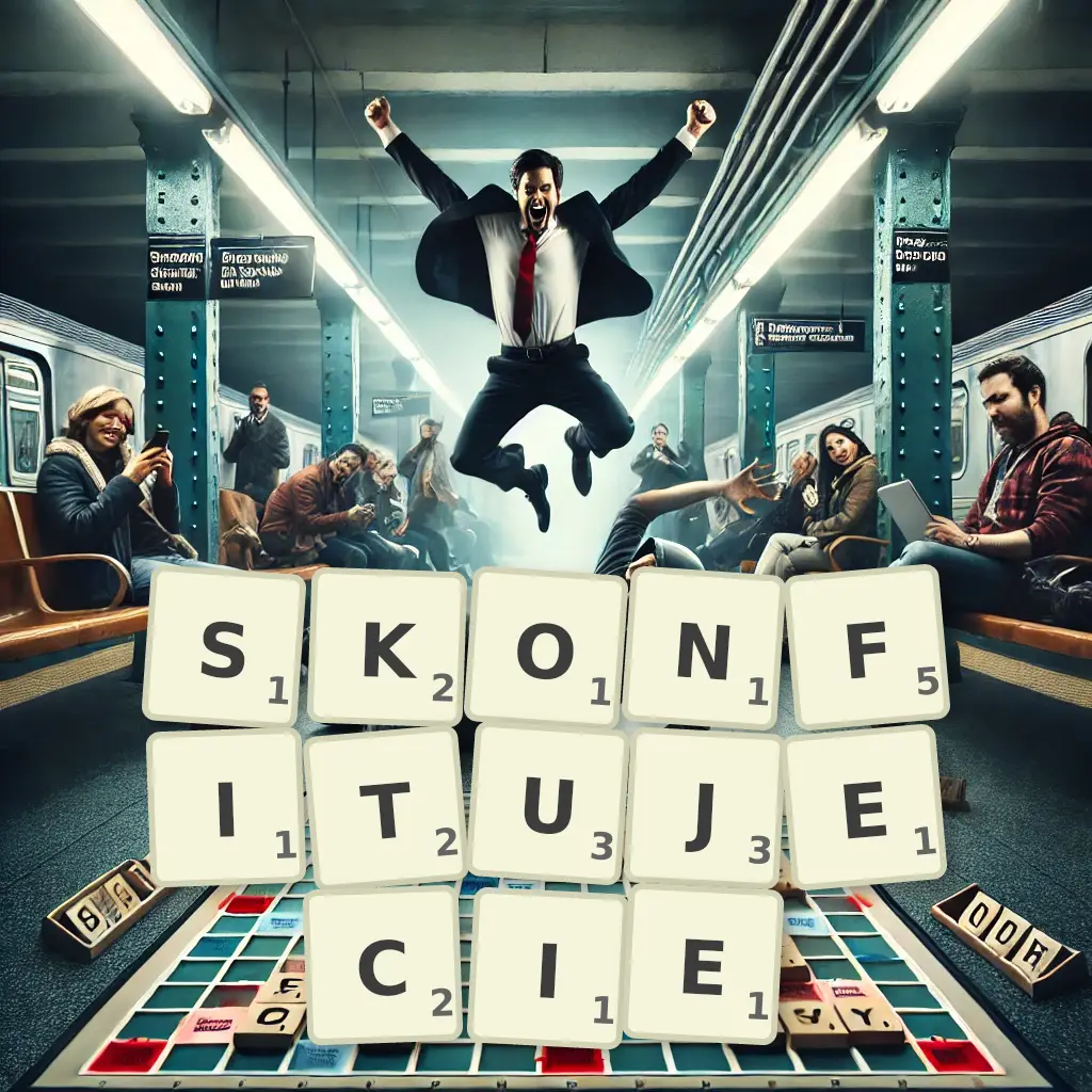 Słowa z liter SKONFITUJECIE