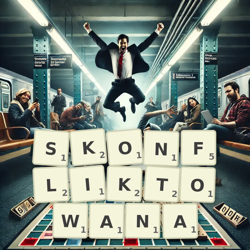 Słowa z liter SKONFLIKTOWANA
