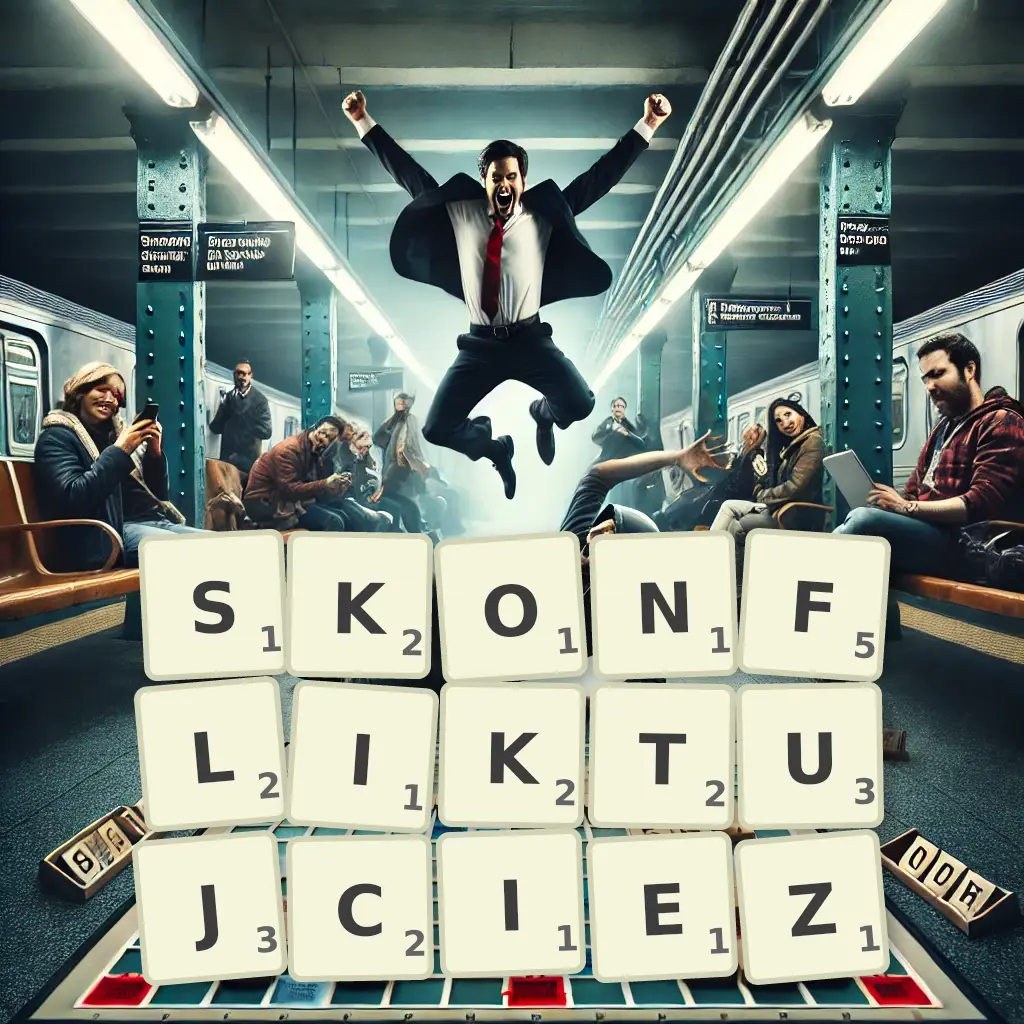 Słowa z liter SKONFLIKTUJCIEŻ