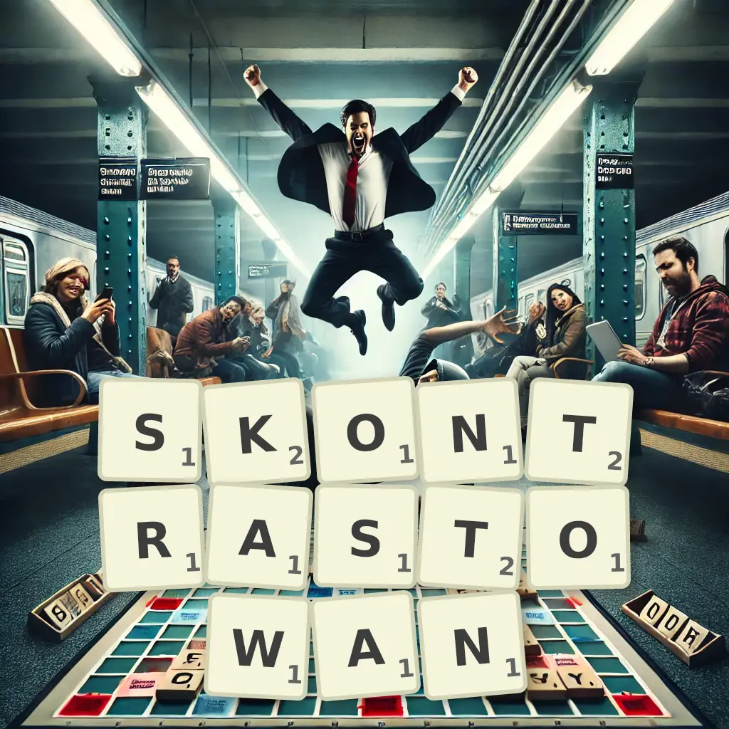 Słowa z liter SKONTRASTOWAŃ