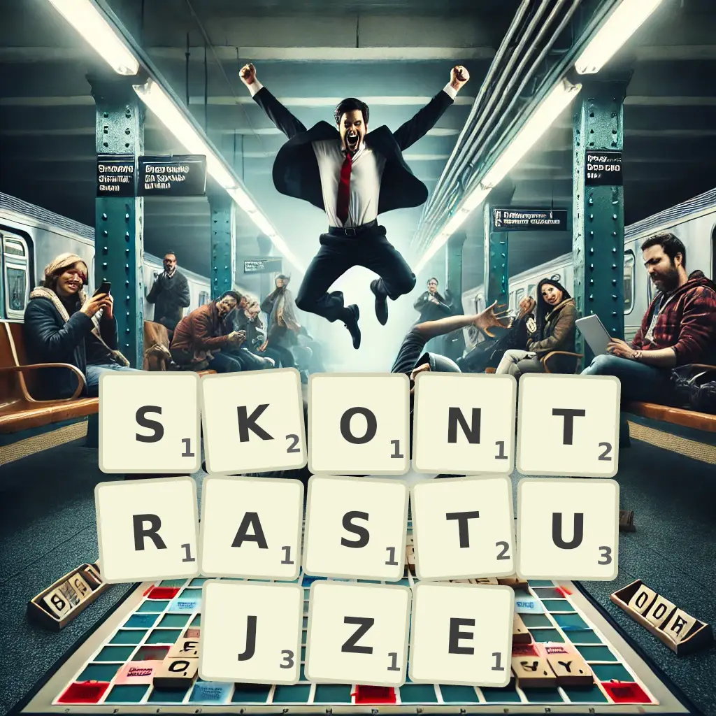Słowa z liter SKONTRASTUJŻE