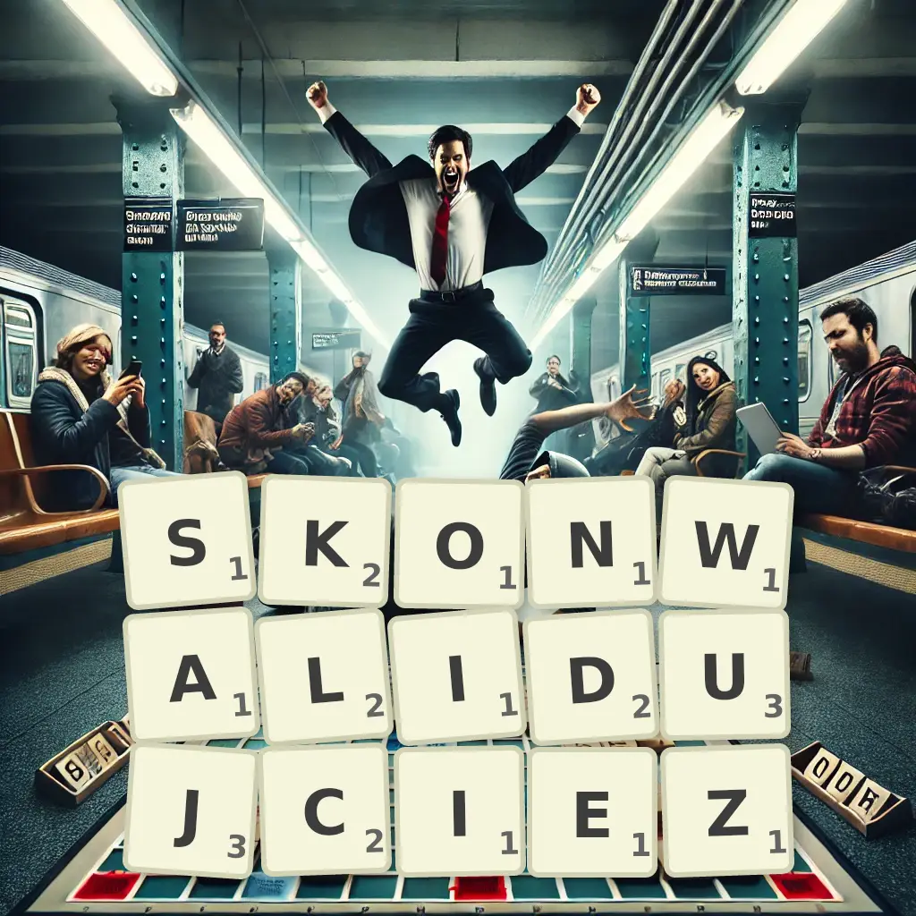 Słowa z liter SKONWALIDUJCIEŻ