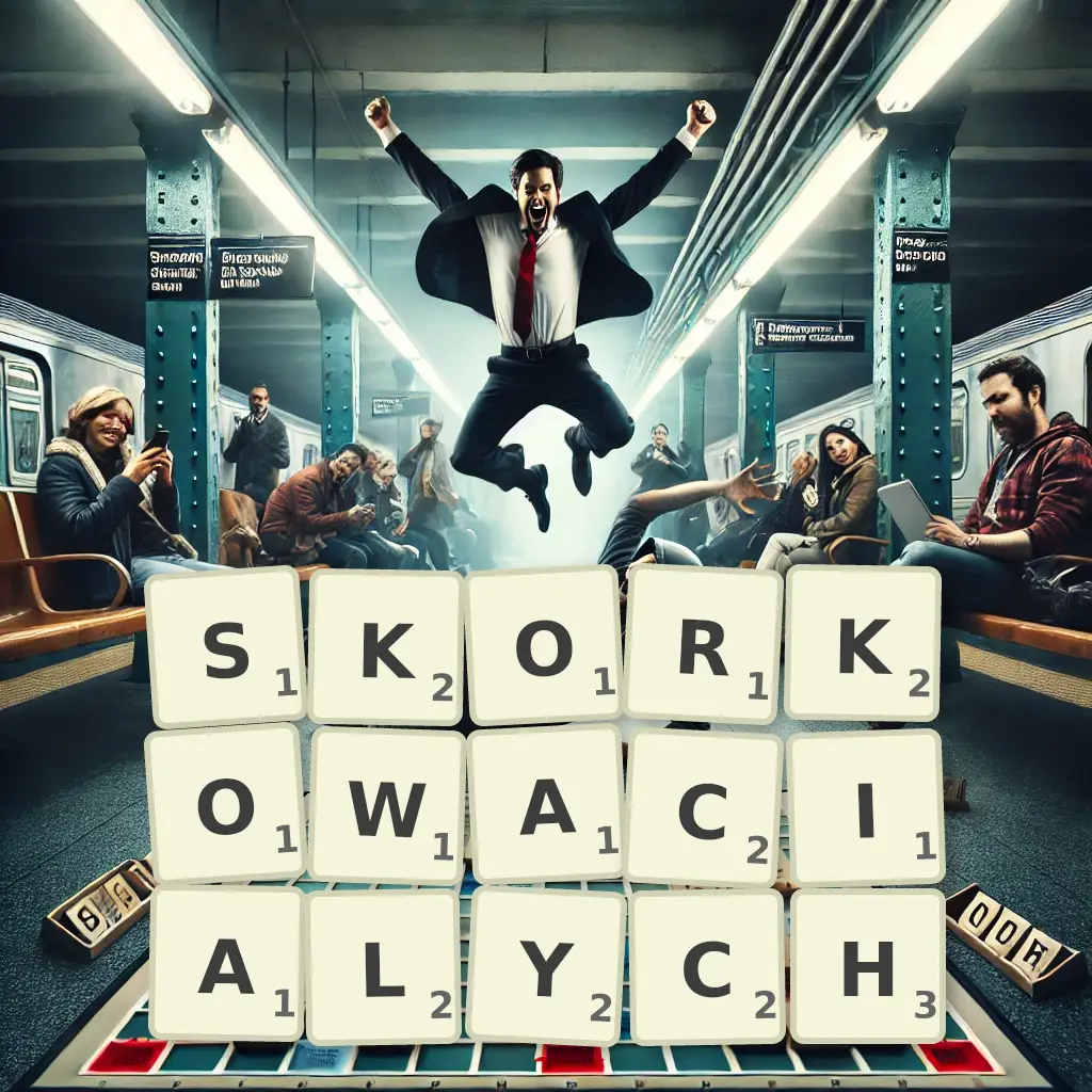 Słowa z liter SKORKOWACIAŁYCH