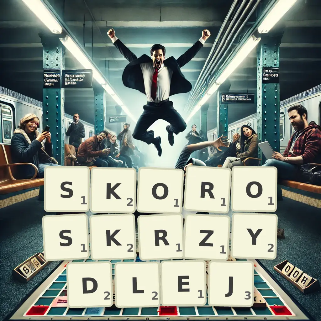 Słowa z liter SKÓROSKRZYDŁEJ