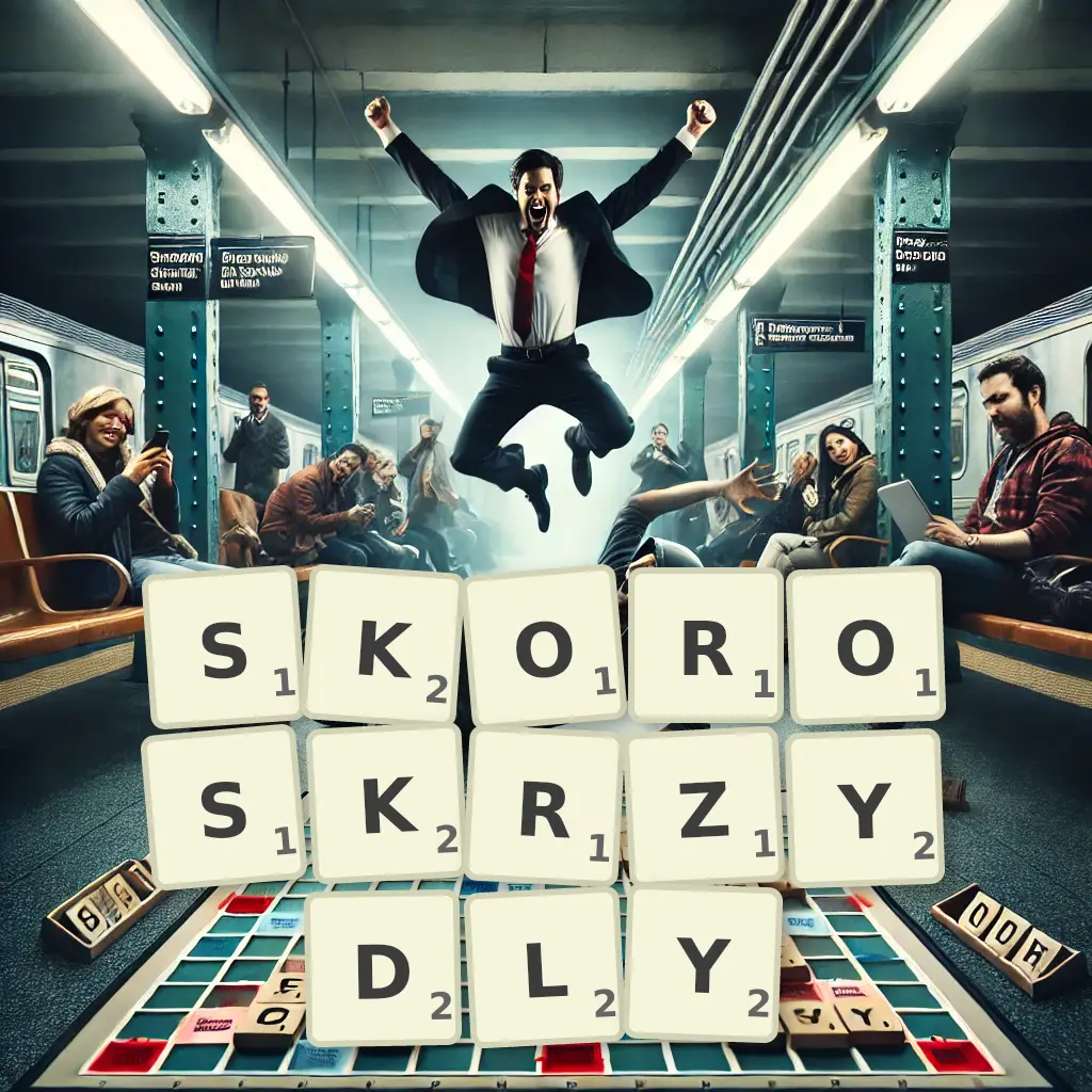 Słowa z liter SKÓROSKRZYDŁY