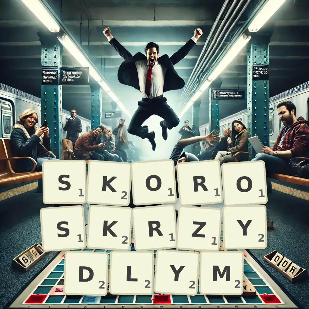 Słowa z liter SKÓROSKRZYDŁYM