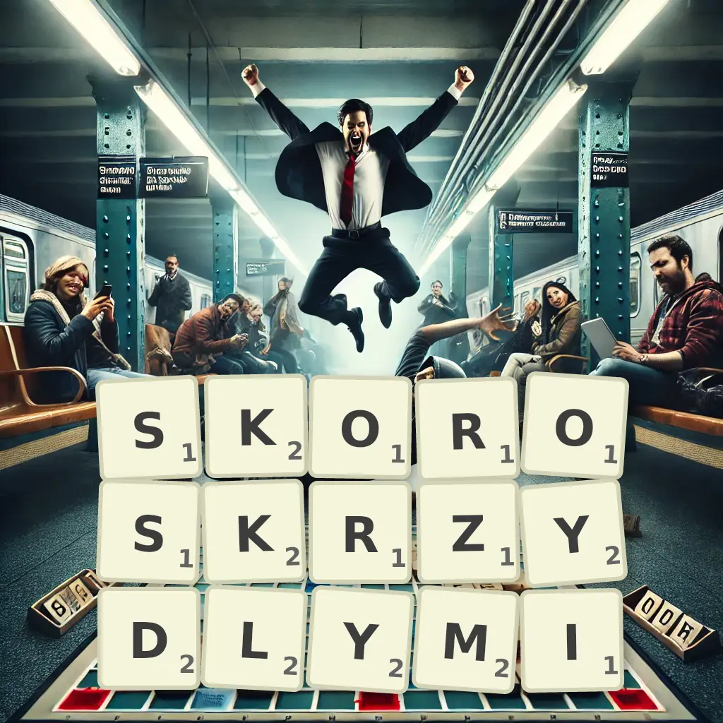 Słowa z liter SKÓROSKRZYDŁYMI