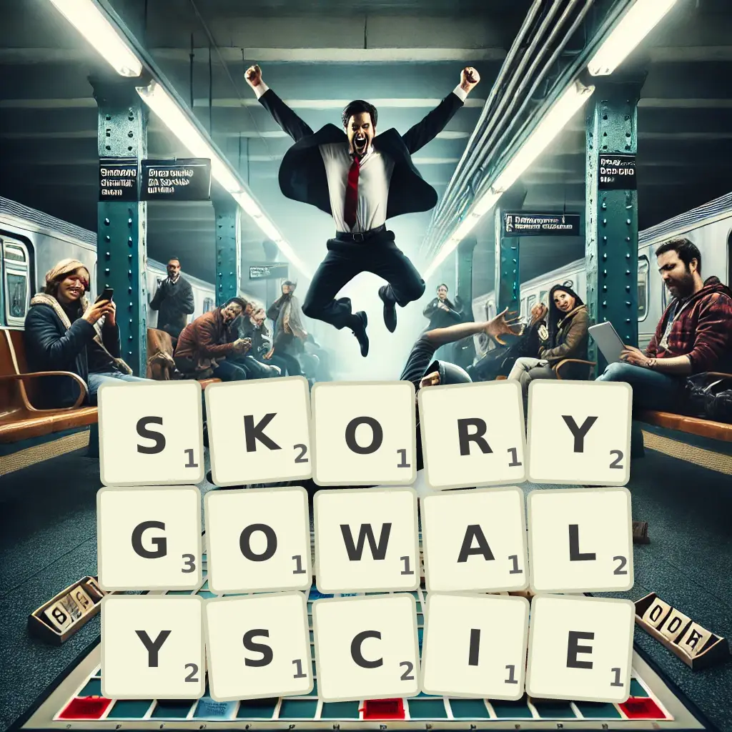 Słowa z liter SKORYGOWAŁYŚCIE