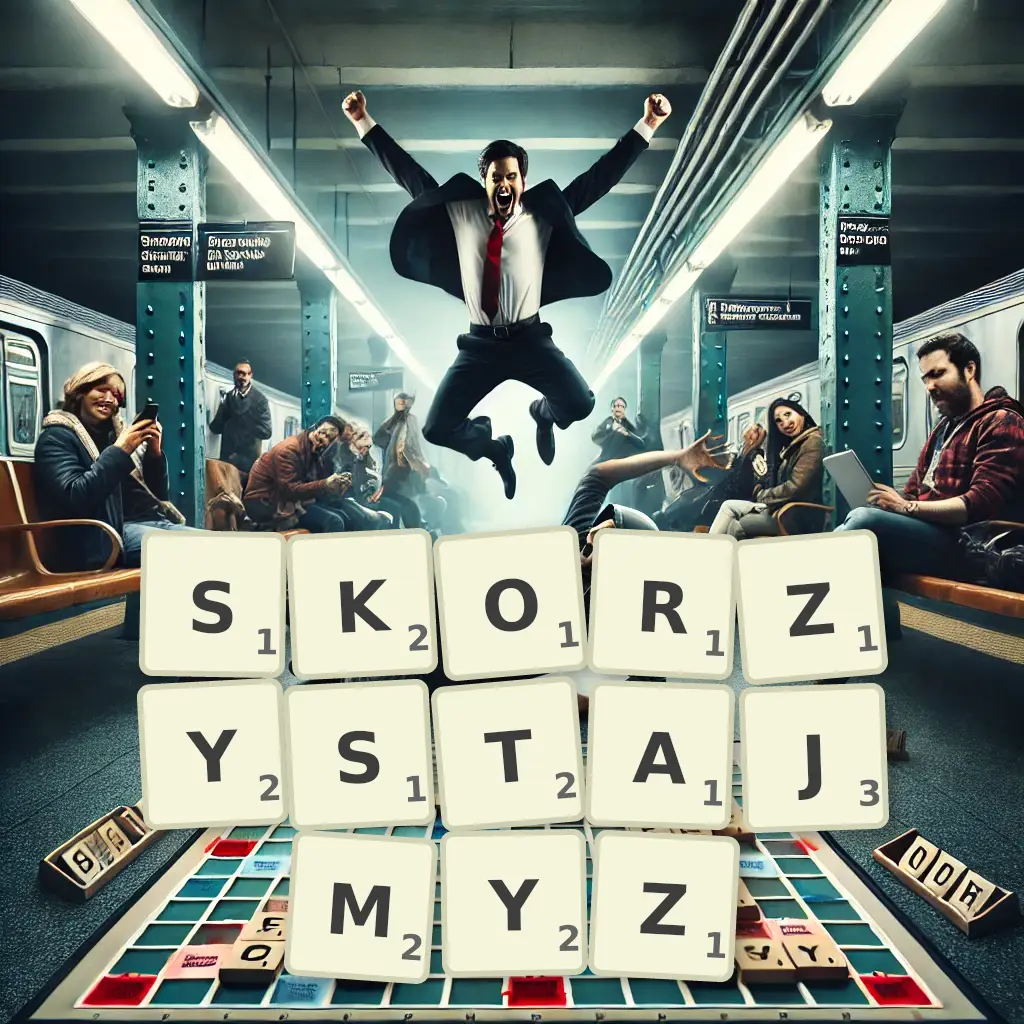 Słowa z liter SKORZYSTAJMYŻ