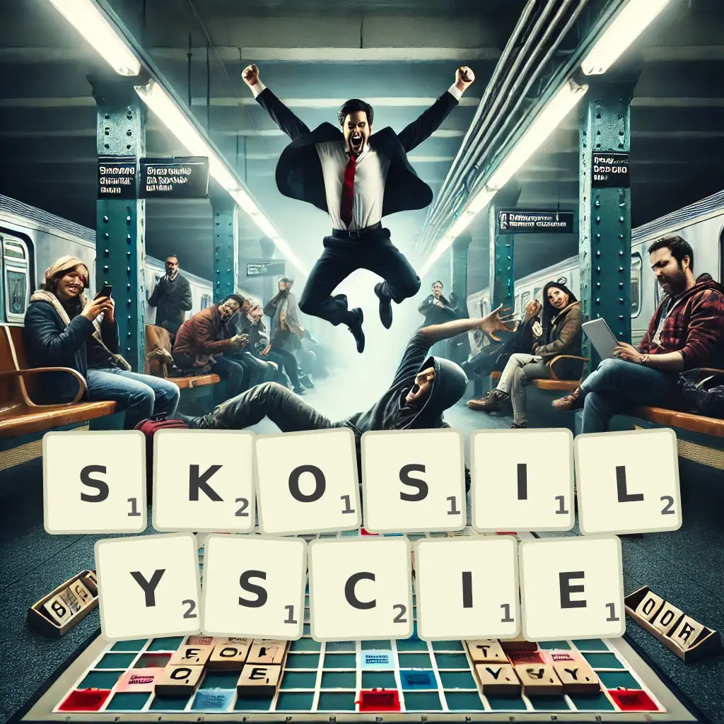 Słowa z liter SKOSIŁYŚCIE